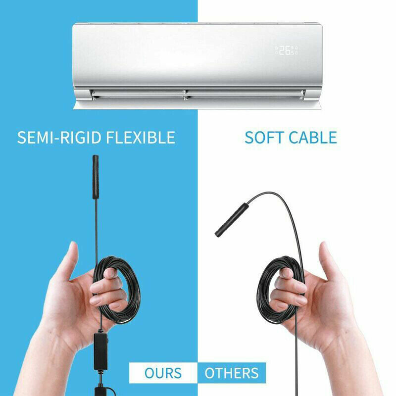 6LED USB Snake Endoscope Borescope HD Inspection Camera Scope For Android Type C