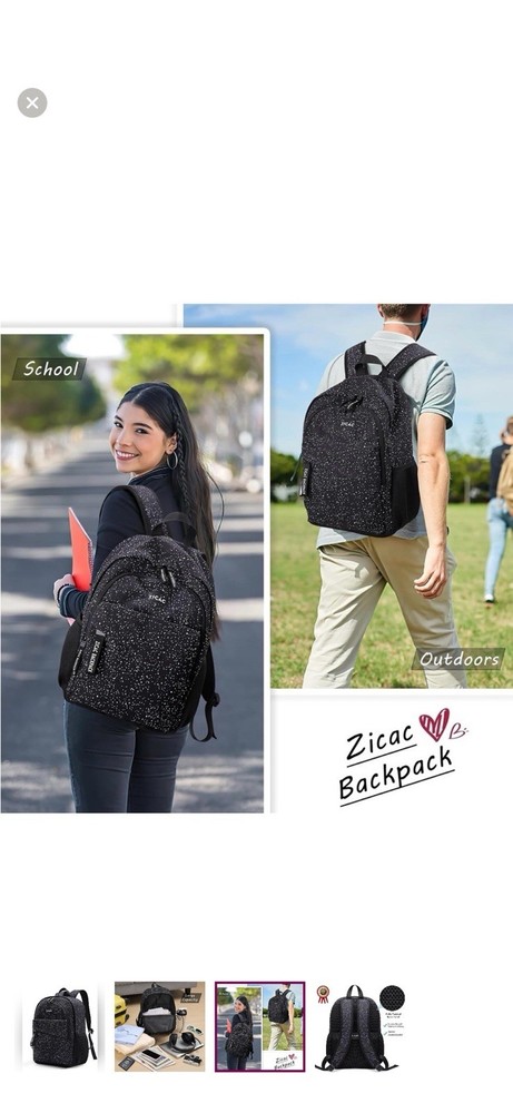 Black Large Backpack
