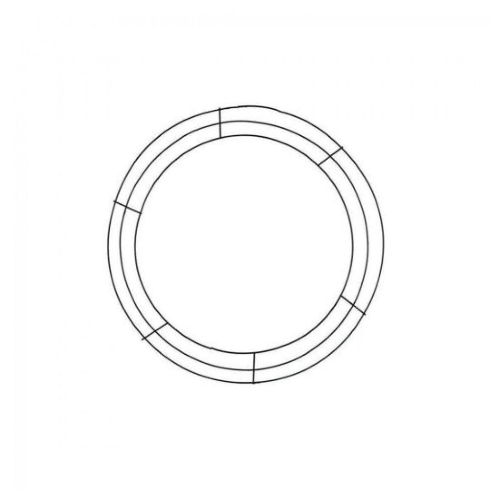 3 Rings Wire Wreath Frame