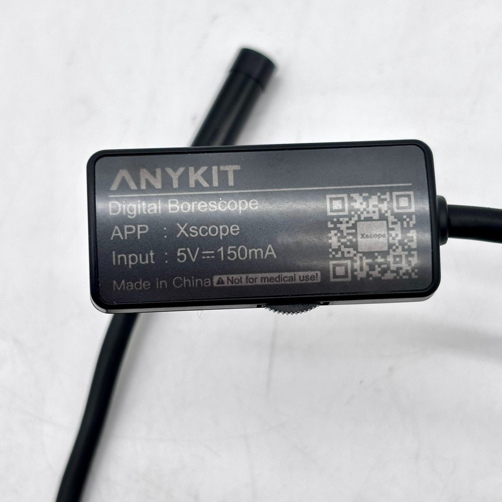 Anykit Mobile 15ft IP67 Digital Borescope Inspection Camera for iPhone/Android