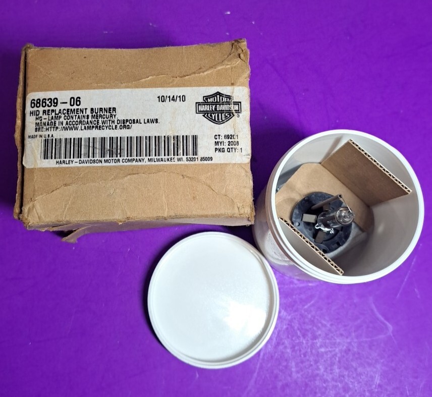 NOS HARLEY DAVIDSON 68639-06 HID REPLACEMENT BURNER LAMP