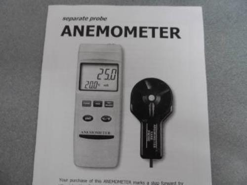 Anemometer Separate Probe model YK-80AP Type W/Case