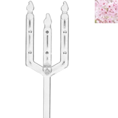 Multi-Functional 50-Pack 9" Plastic Floral Picks for Party & Table Displays
