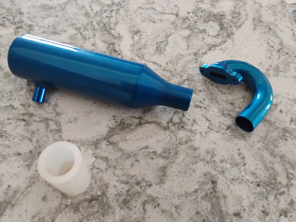 Team Associated RC10GT Blue Header/Pipe factory Team
