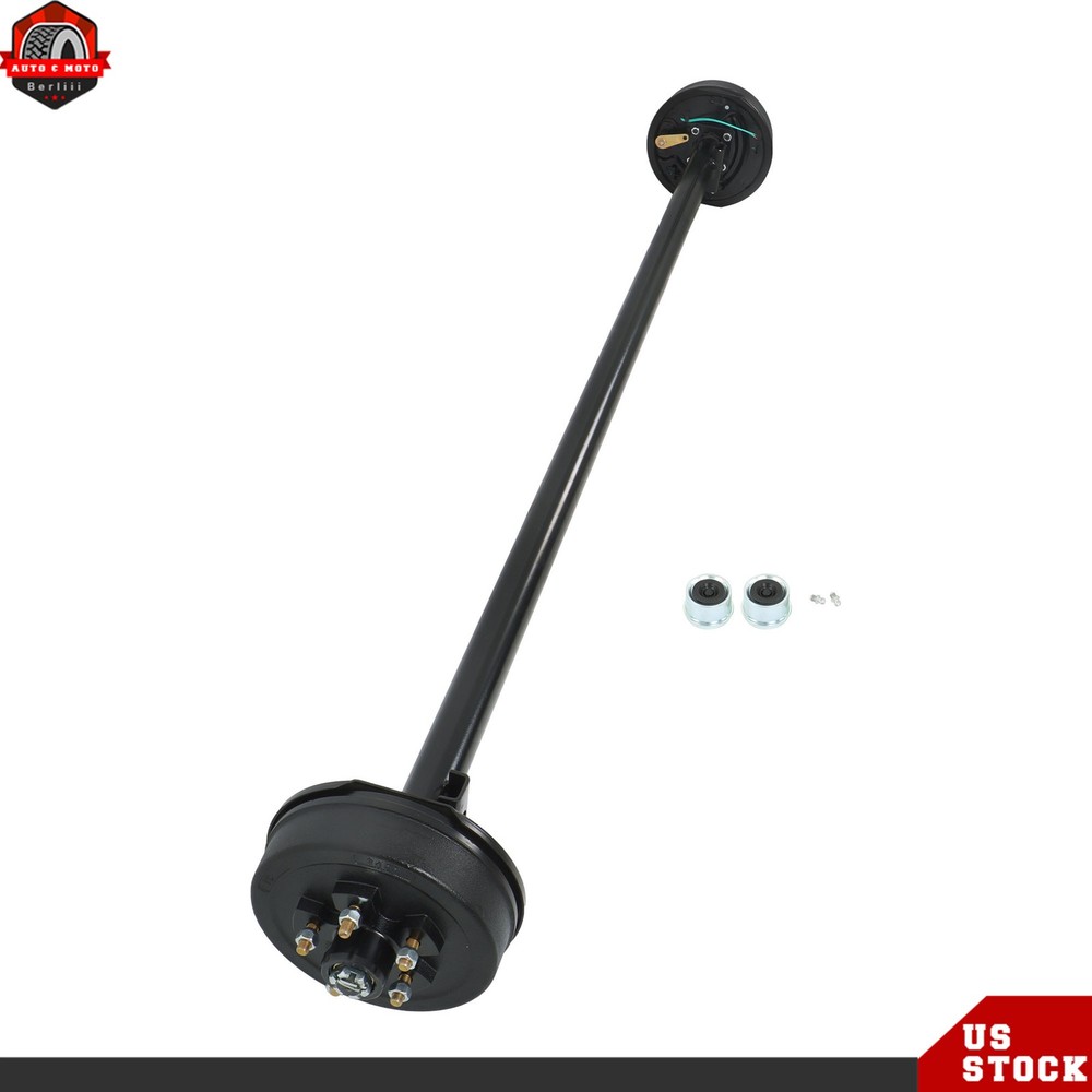 3500 lbs Trailer Axle Electric Brake 5 lug-4.5" 95" Hub Face 80" Spring Center