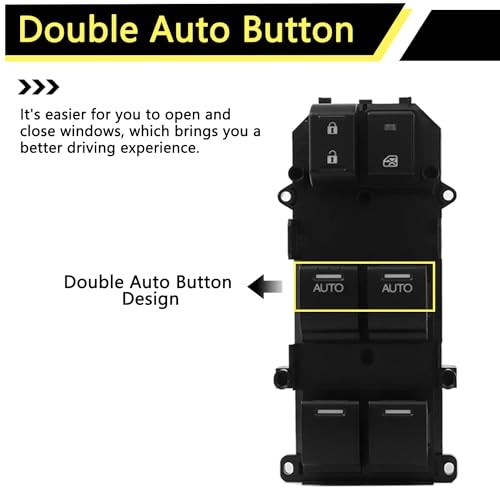 35750-TA0-A31 Master Power Window Switch Compatible with 2008-2012 Dual Auto