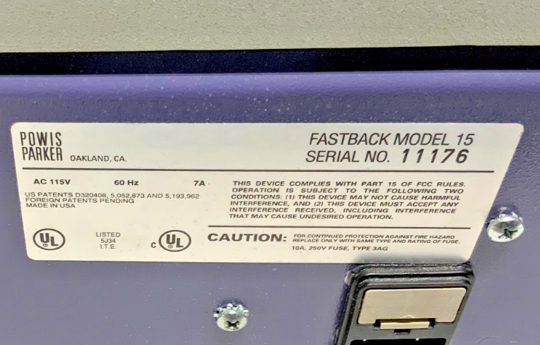 Powis Parker Fastback 15 Professional Thermal Tape Book Binding Machine System