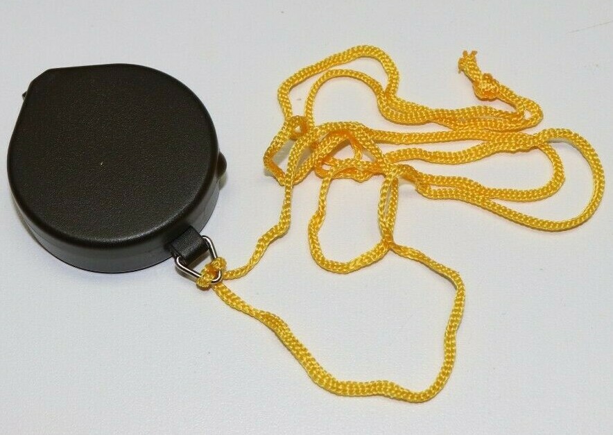 OD Plastic case Directional Magnetic Compass on lanyard each E8849