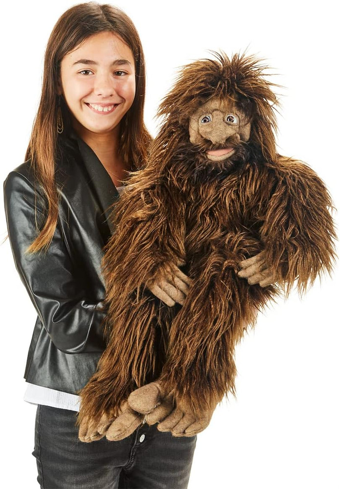 Sasquatch Hand Puppet,Brown