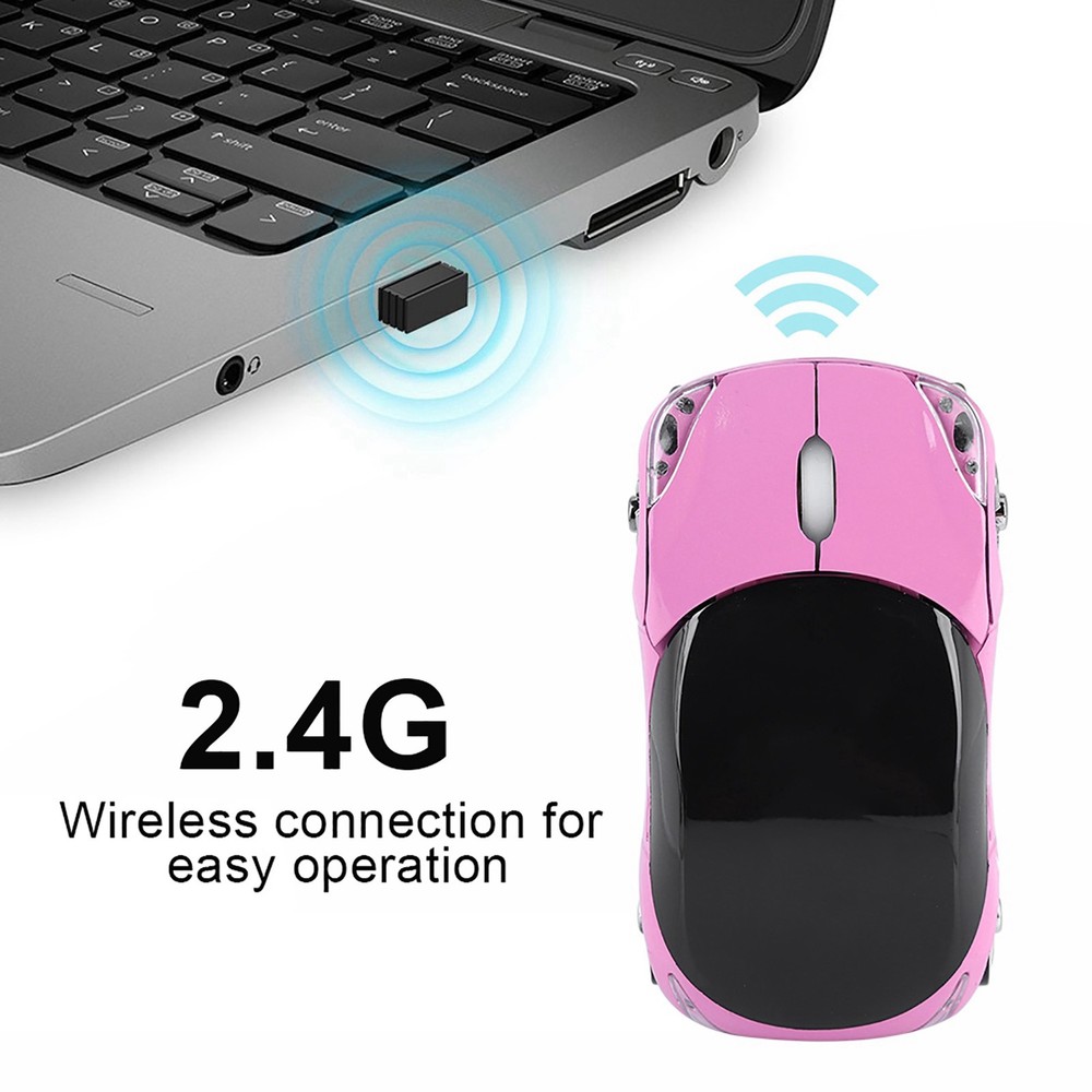 2.4G Wireless Mouse Optical Mouse 1600DPI For /ME/ PC/Tablet WT