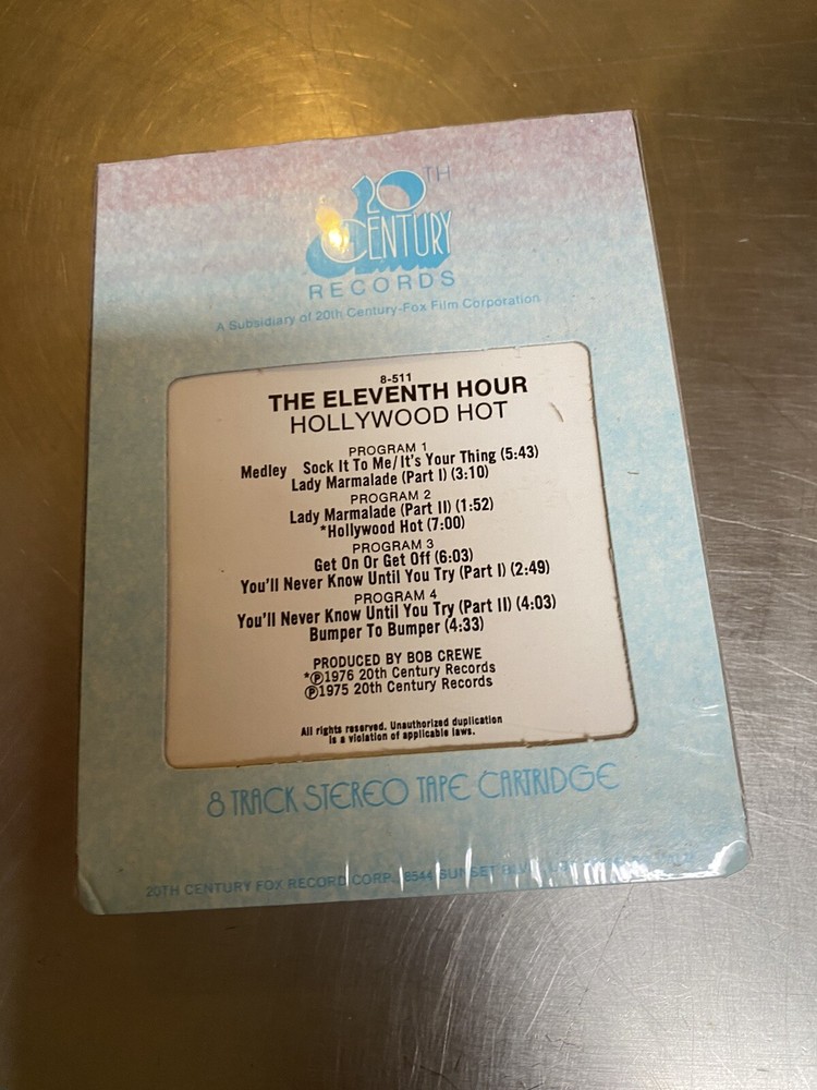 THE ELEVENTH HOUR "HOLLYWOOD HOT" 8-TRACK