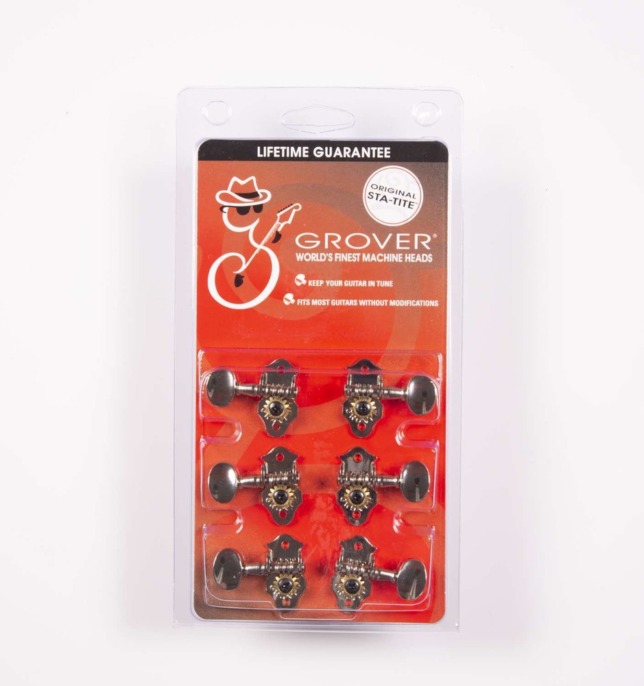 Genuine Grover Sta-Tite 3x3 Nickel, Vertical, round button