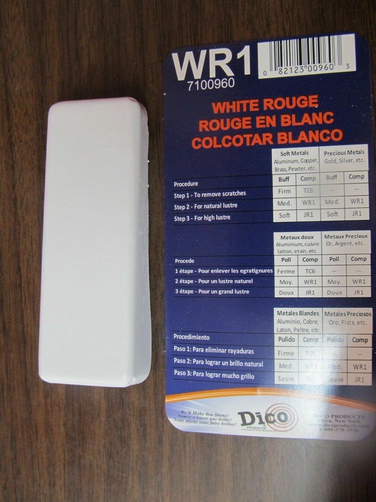 Dico White Rouge Buffing Compound White #7100960 NEW