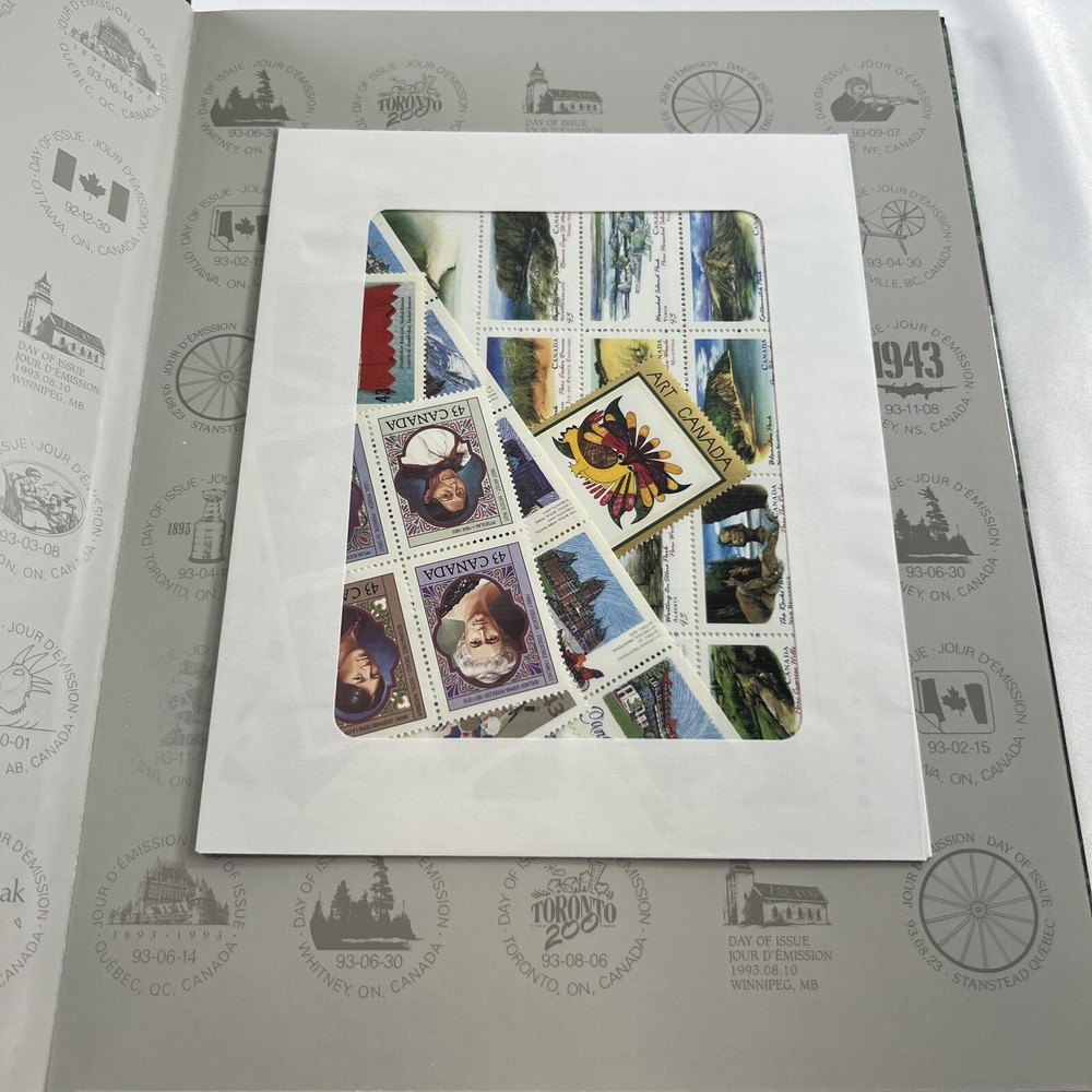 1993 Canada Post Yearbook Annual Official Stamp Issues - COMPLETE & MNH Set