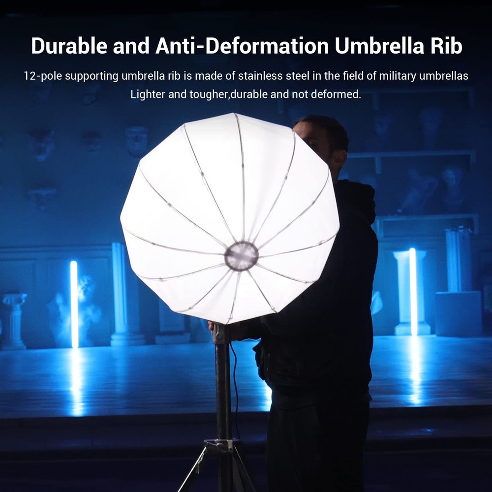 SMALLRIG Lantern Softbox Soft Light Modifier, 26 Inch/65 cm Softbox Diffuser ...