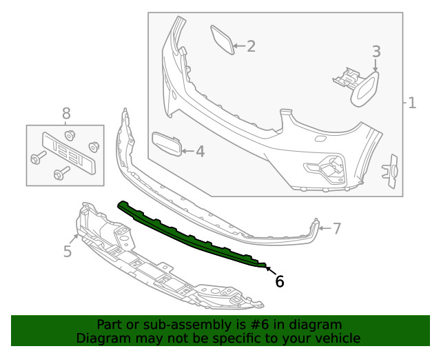 Genuine Volvo Valance Panel 32273896