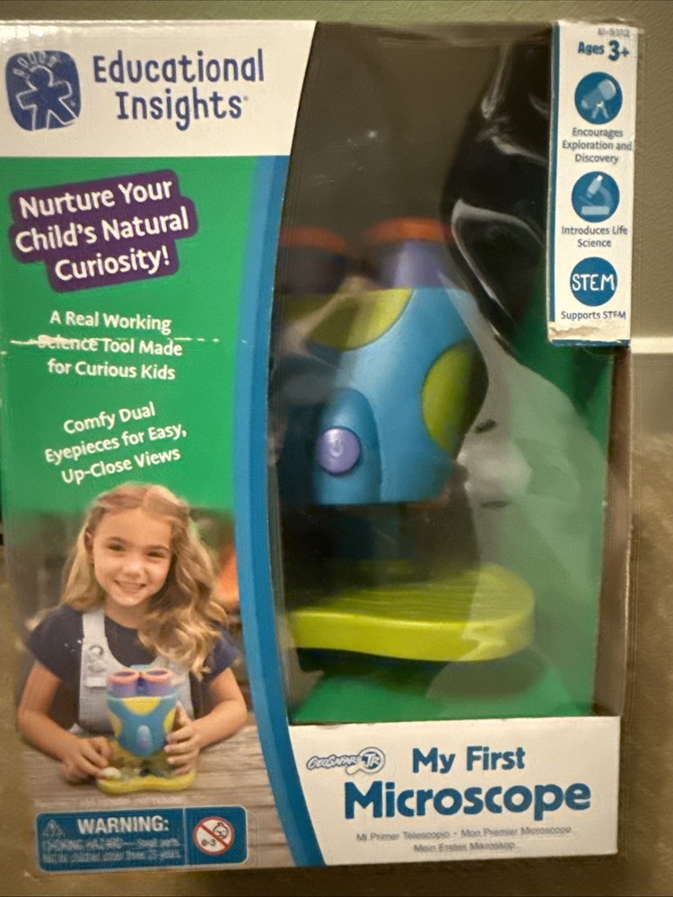 Geosafari Jr. My First Microscope Science Sets for Kids Ages 3+