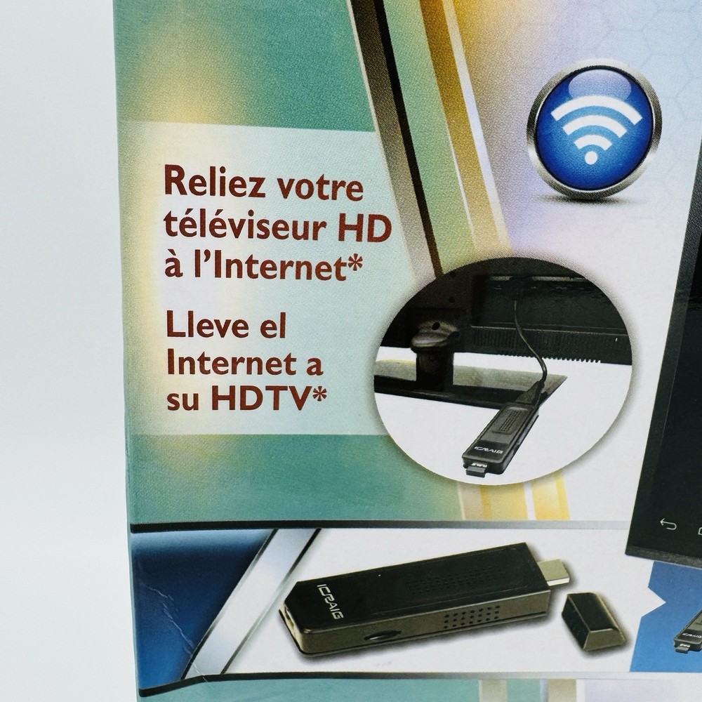 ICraig Smart TV HDMI Adapter Google Android Operating System 4GB Memory Built In
