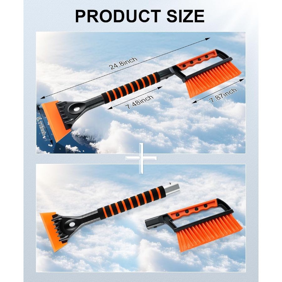 Ice Scraper and Snow Brush for Car Windshield, Snow Scraper for Enhanced version