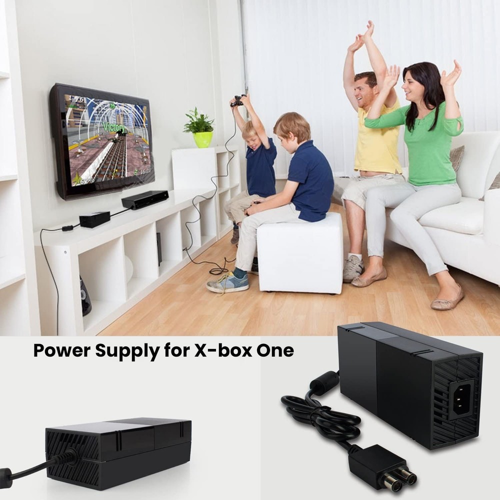 Xbox One Power Supply Brick, [Advanced Quiet Version] Ac Adapter Power