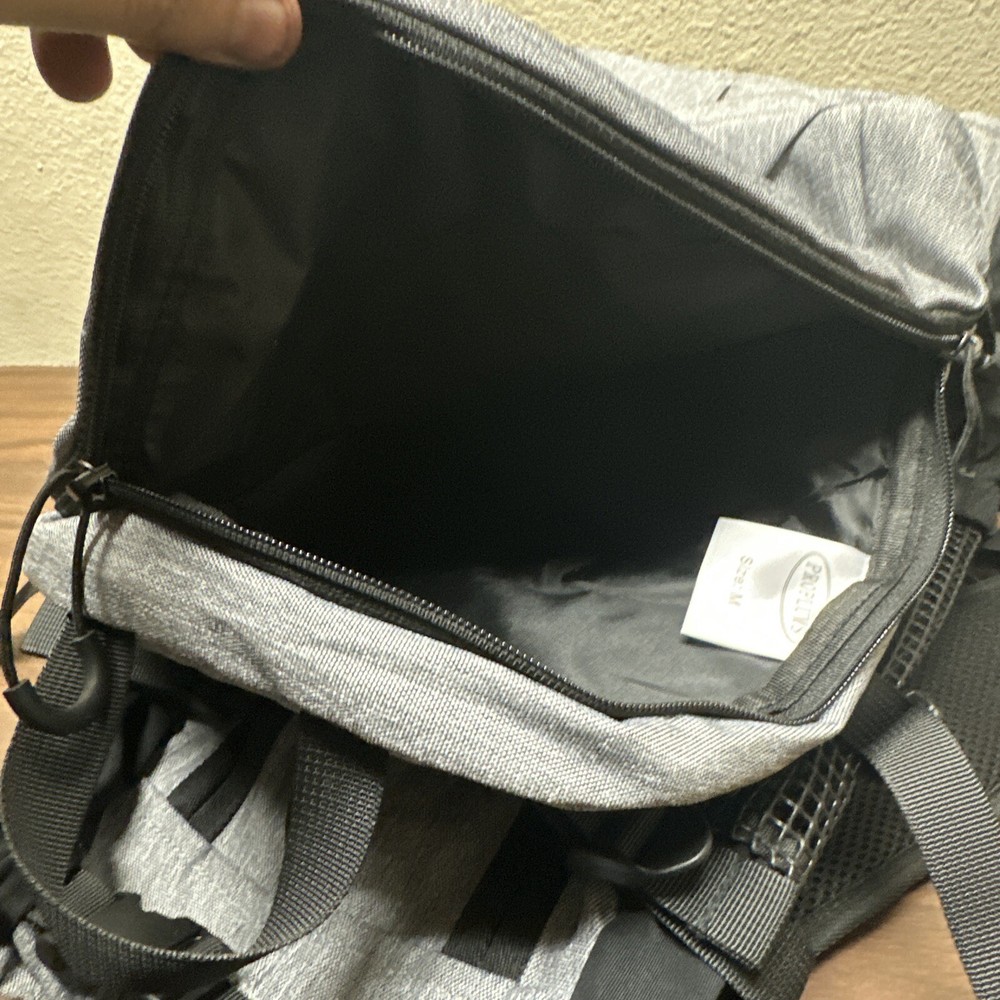 PROPLUMS Dog Carrier Backpack for Small and Medium Dogs (Medium, Gray) AJ