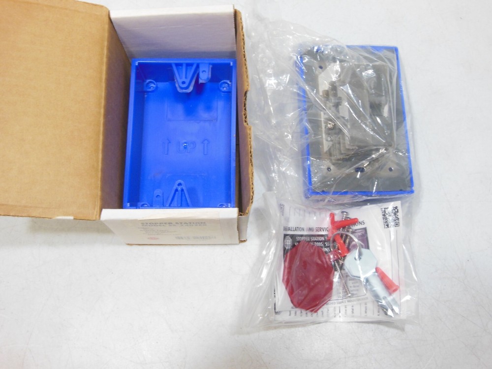Safety Technology International STI SS2402EX Blue Emergency Exit Push Button New