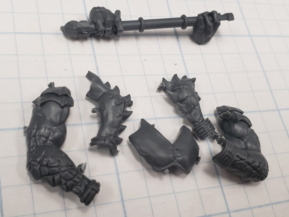 Warhammer Seraphon ARMORY Bits Kroxigor Arms w Weapon Handle Set AR68