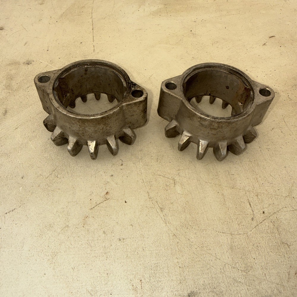1979 Honda Cb400a Exhaust Header Flanges Pair