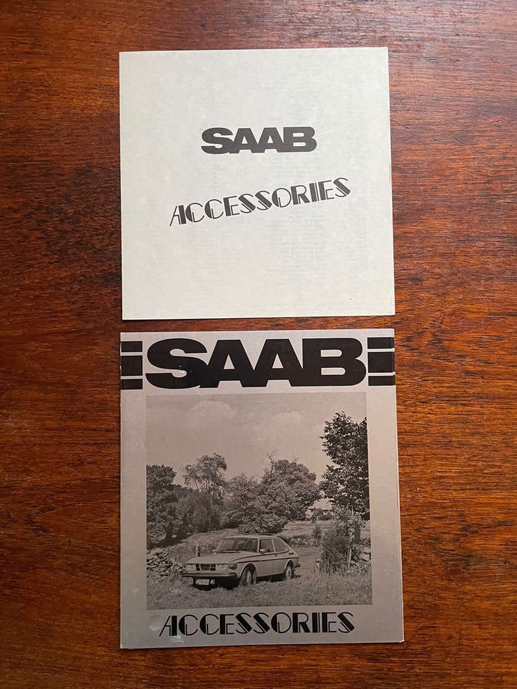 SAAB 99 Sales Brochure ORIGINALPackage Options