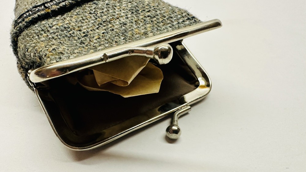 Vintage Jordache Tweed Cigarette Case