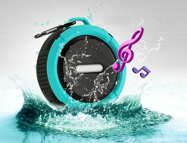Mini Waterproof Bluetooth Speaker with Suction Cup