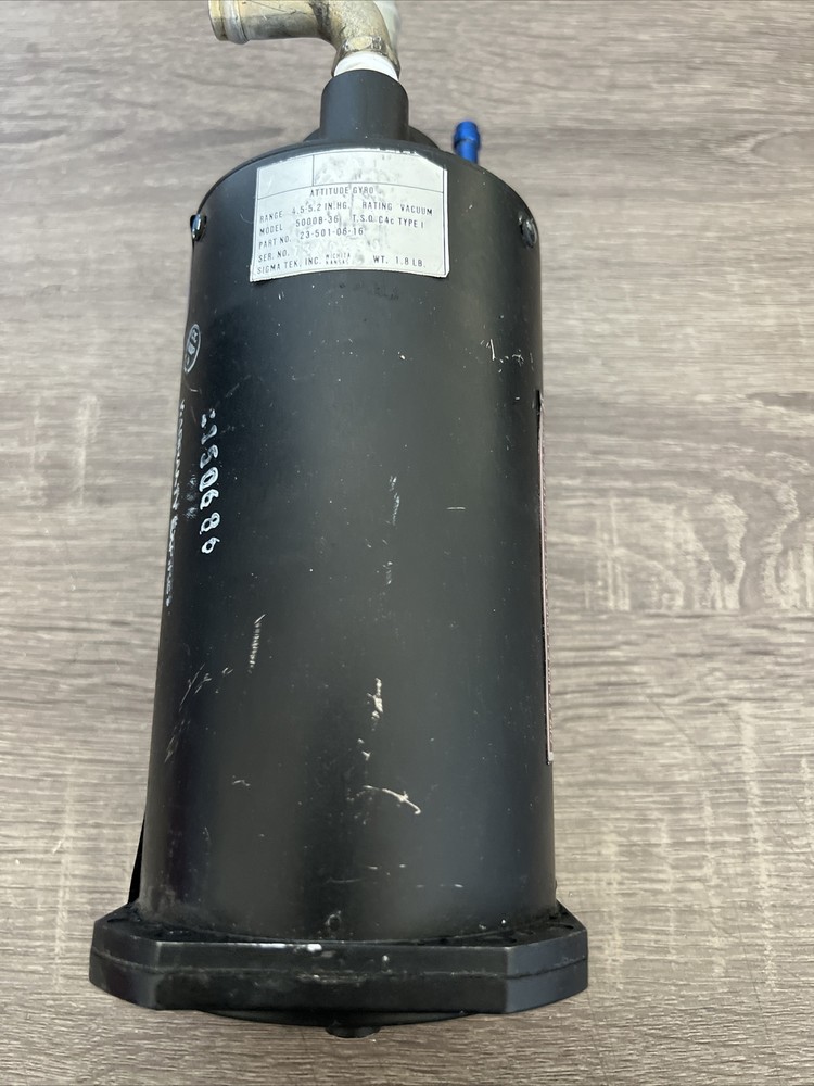 Sigma Tek, Inc. Auto-Pilot Attitude Gyro Indicator M/N: 5000B-36