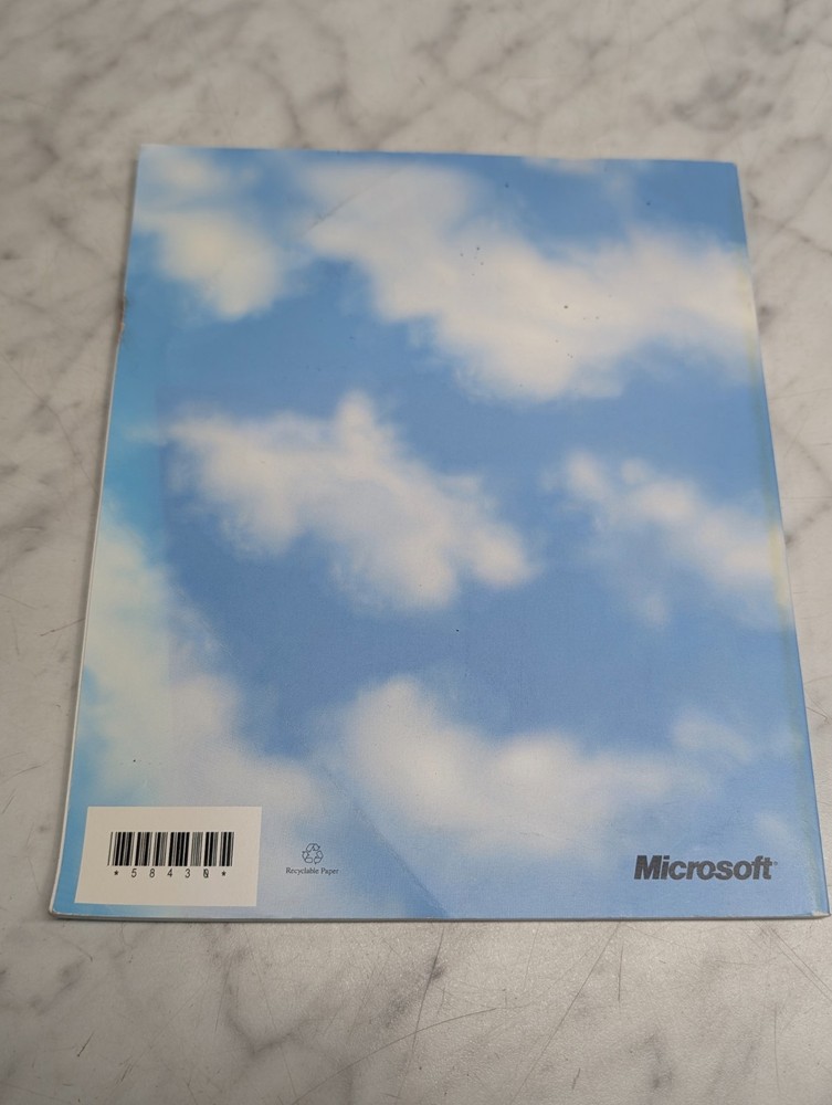 Microsoft Windows 95 Introducing Brochure Booklet Logo Cover