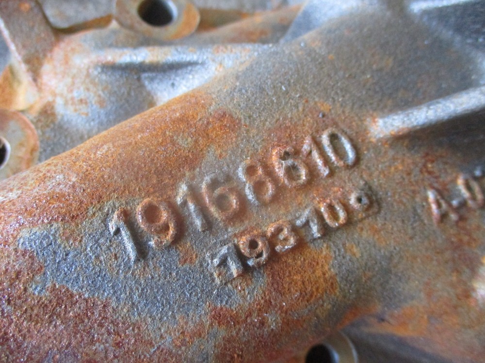 NOS Water Pump, Unpainted, 19168610 for HMMWV, Light Surf Rust