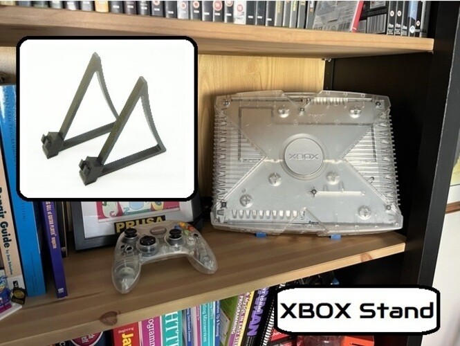 Floating Angled Display Stand for Original XBOX Gaming Console
