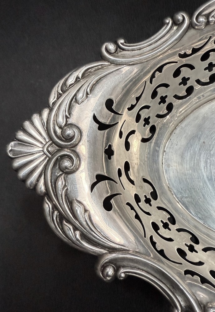 American 1951 Gorham Sterling Silver Pierced Basket