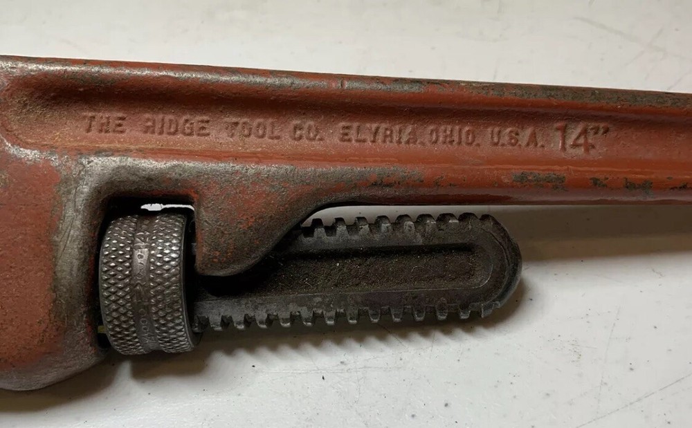 Ridgid 14" Heavy Duty Cast Iron Pipe Wrench