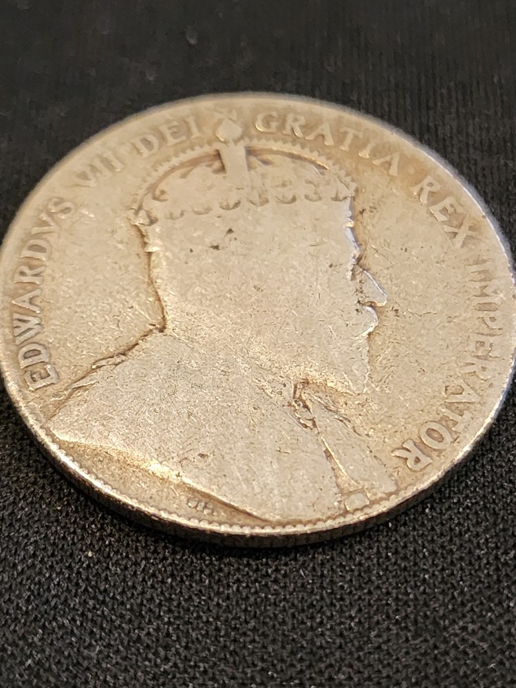 1908 Canada 50 Cents Silver Coin