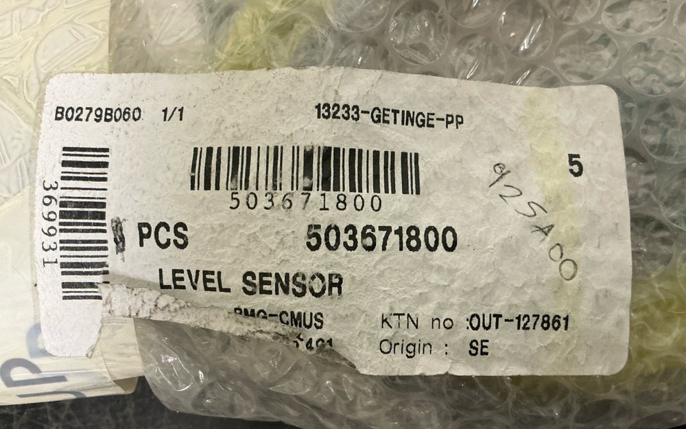 Getinge 503671800 Level Sensor