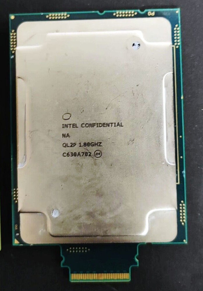 INTEL Internal Version Test CPU QL2P Uncirculated High commemorative value.