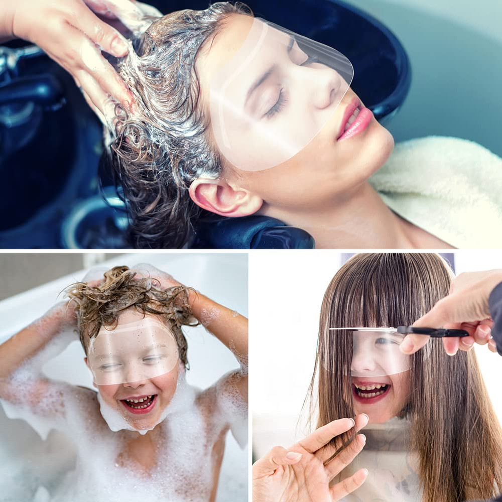 30 PCS Shower Face Eye Shields，Clear Visors Eye Protector Makeup Protective Eyeb