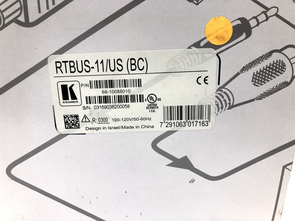 OPEN-BOX Kramer Round Table Mount Multi-Connecction Solution -Silver RTBUS-11/US