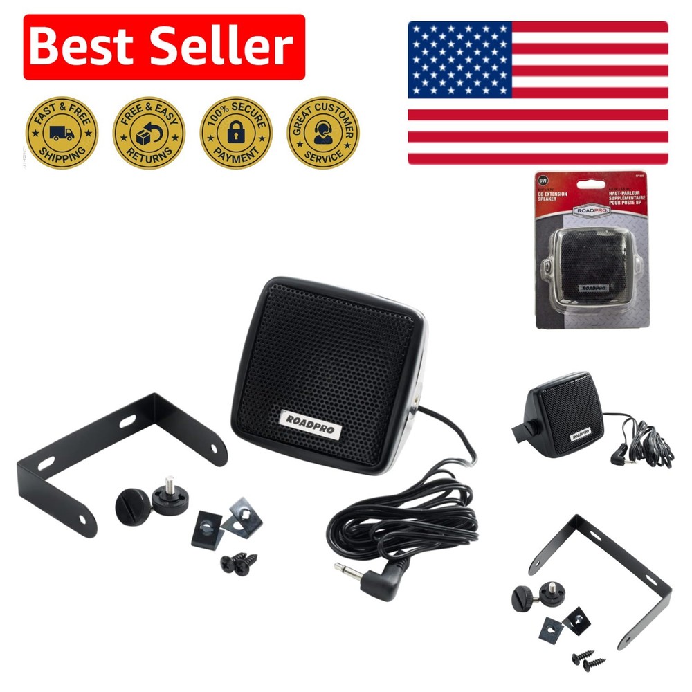 Versatile 2-3/4" CB Speaker with Touch Control and Swivel Bracket Design