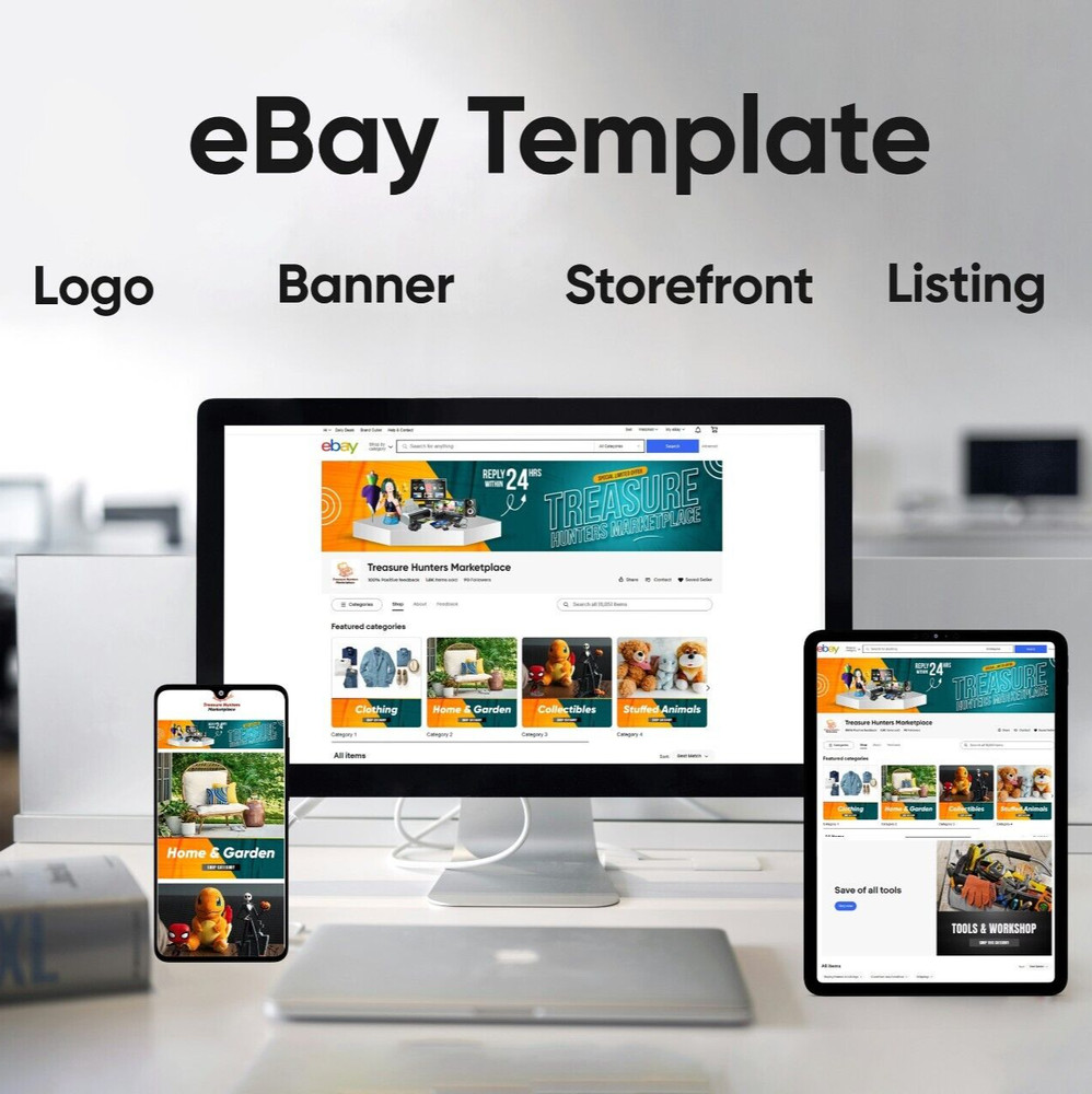 Custom 2025 eBay HTML listing template design