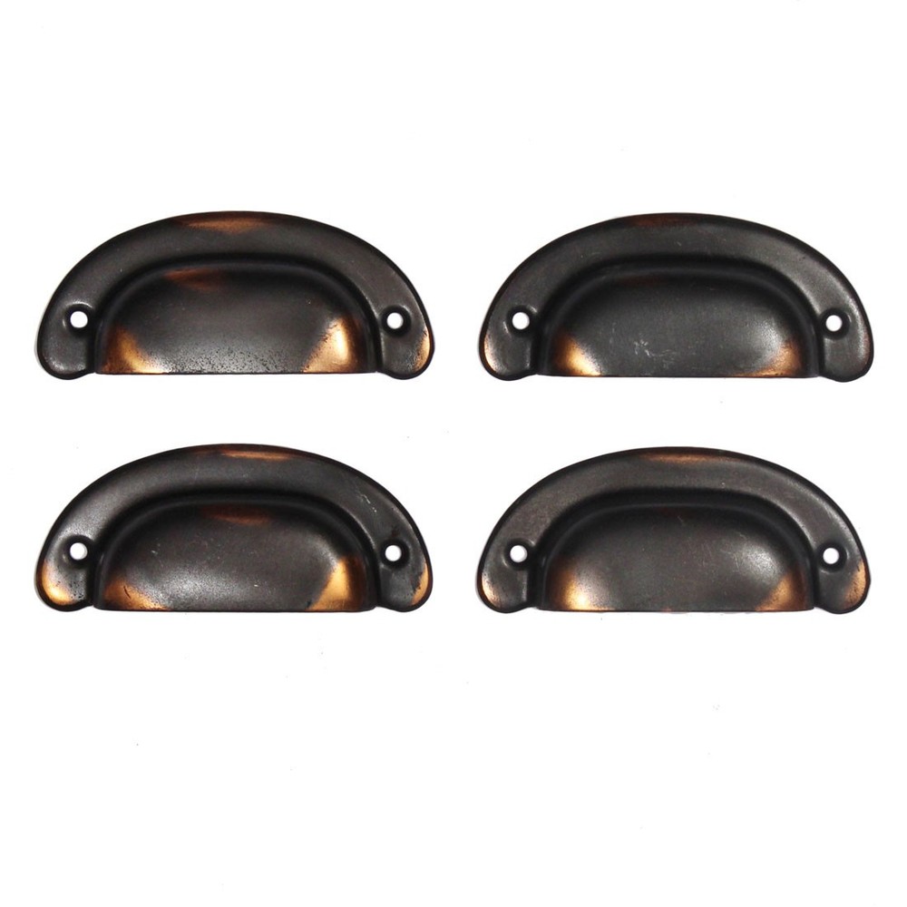 Matching Antique Bin Pulls, Copper Flash, 8 Pulls Available, NBP148