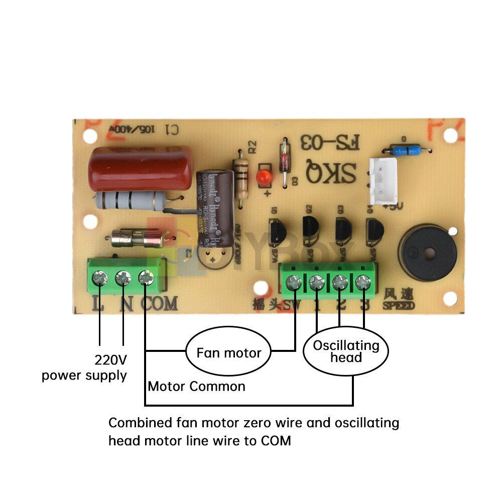 Universal Fan Remote Control Modified Board Circuit Board Control Board Repair