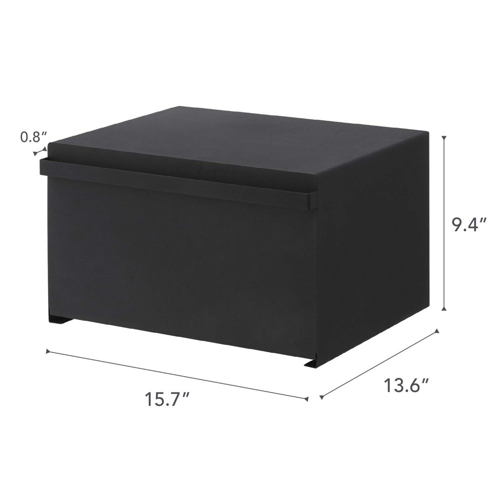 Yamazaki Home TOWER Bread Box -Countertop Bread Storage Container