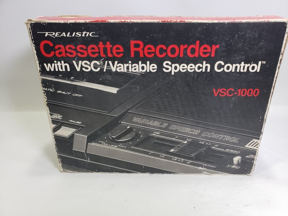 Realistic VSC Variable Speech Control Cassette Recorder VSC-1000