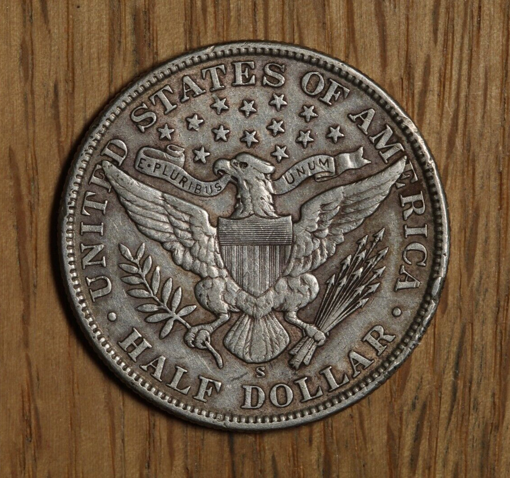 1910 S - Barber Half Dollar - XF - Extra Fine