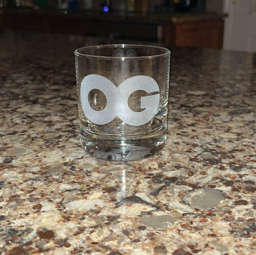 OG Glass Cup Clear Vandal-A Authentic